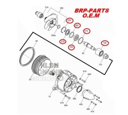 Photo KIT REPARATION POMPE - Pièces Jet Ski, accessoires et entretiens - Matos import