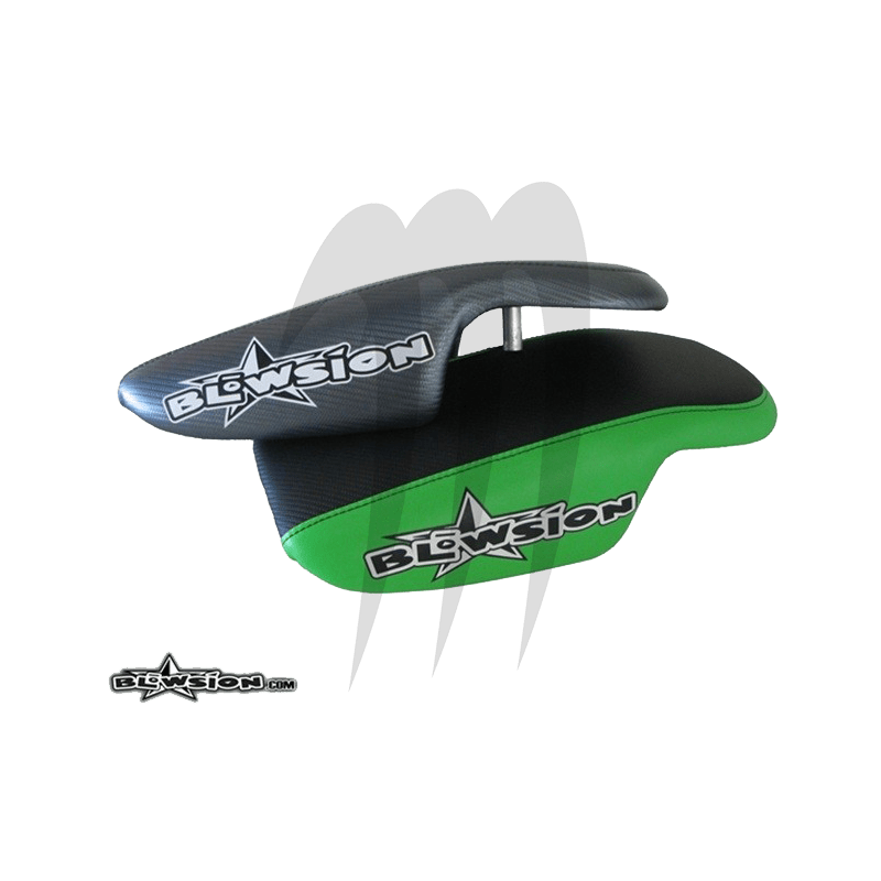 Chin Pad Carbon  (black / green )