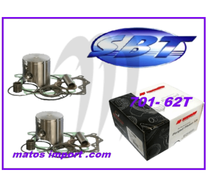 Photo Kit pistons Platinum Yamaha 701 62T (Cote +1.5mm) SBT-PROX - Pièces Jet Ski, accessoires et entretiens - Matos import