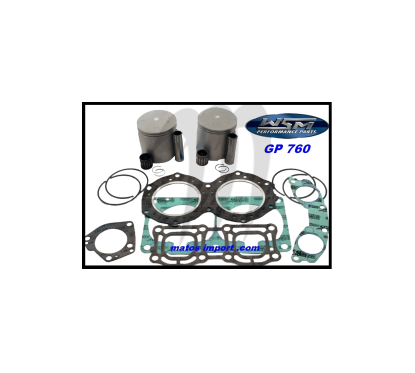 WSM USA Kit Plunger Platinum Yamaha 760cc 64X ( cote +1mm )